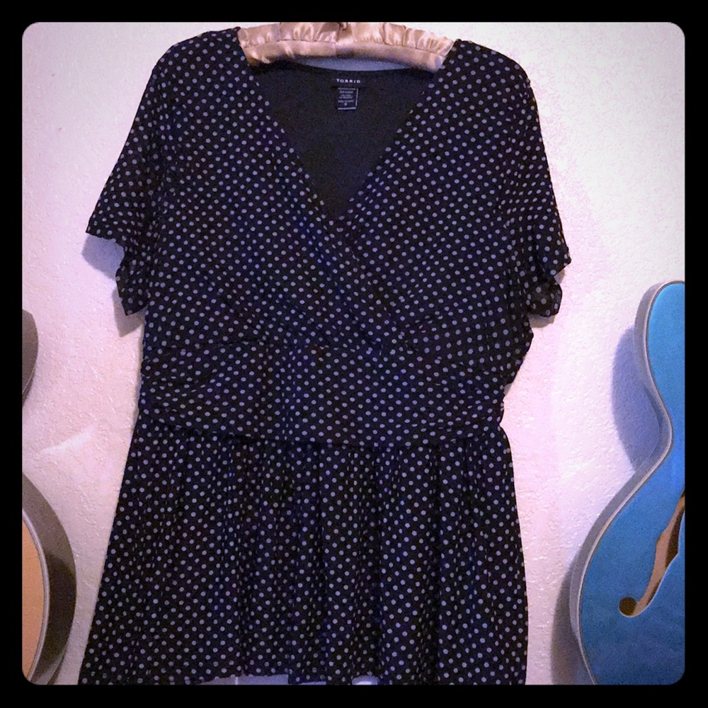 Polka Dot Blouse Retro 50’s Pin Up